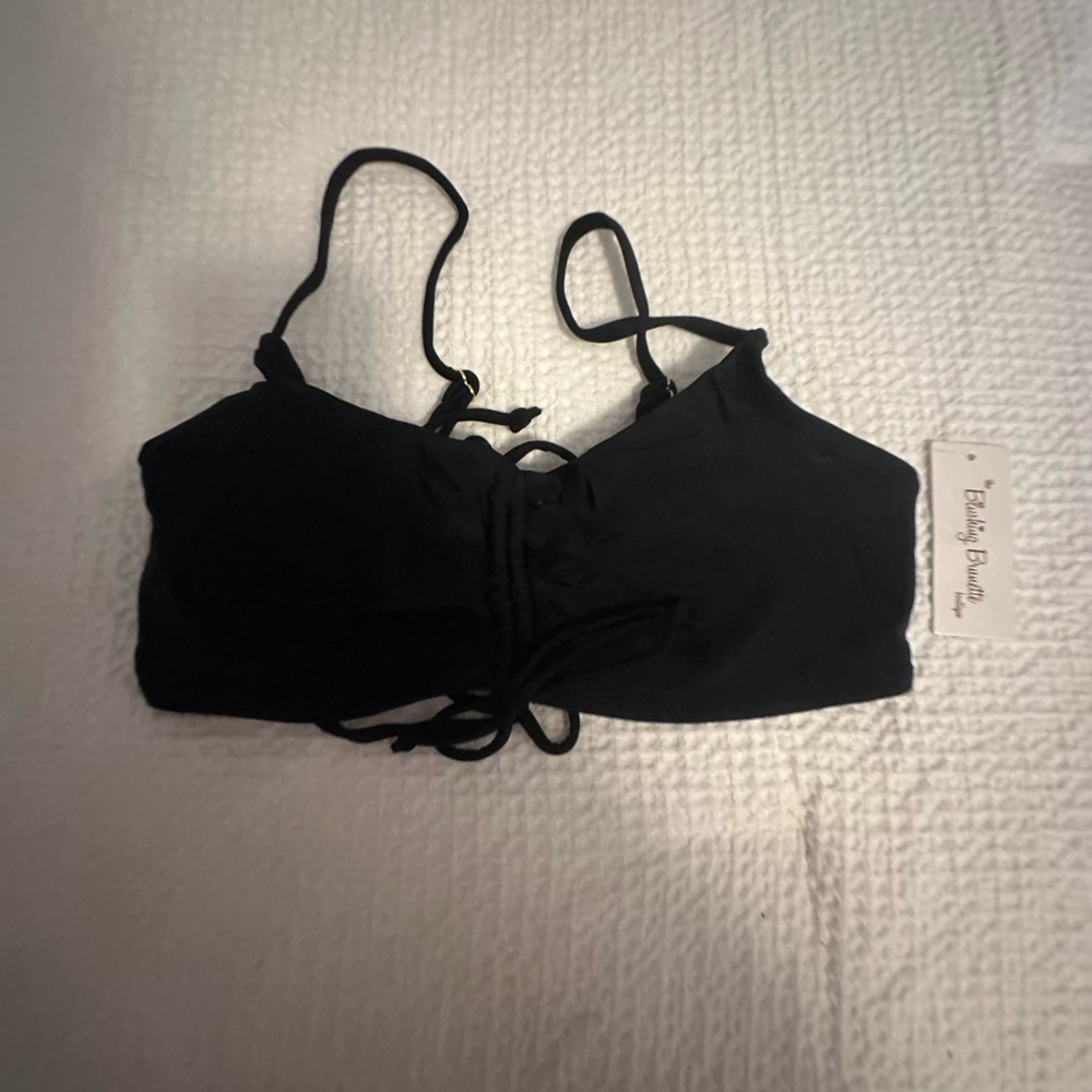 Black Bikini Top by Blushing Brunette
